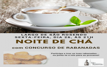 Noite de Chá com Concurso de Rabanadas